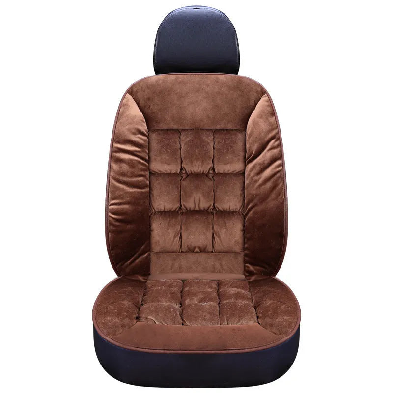 Car seat cushion autumn winter thick short plush single seat mat pad 50cm width 125cm length