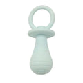 Four coloured pet pacifier rubber chew toys with squeakers for puppies and kittens