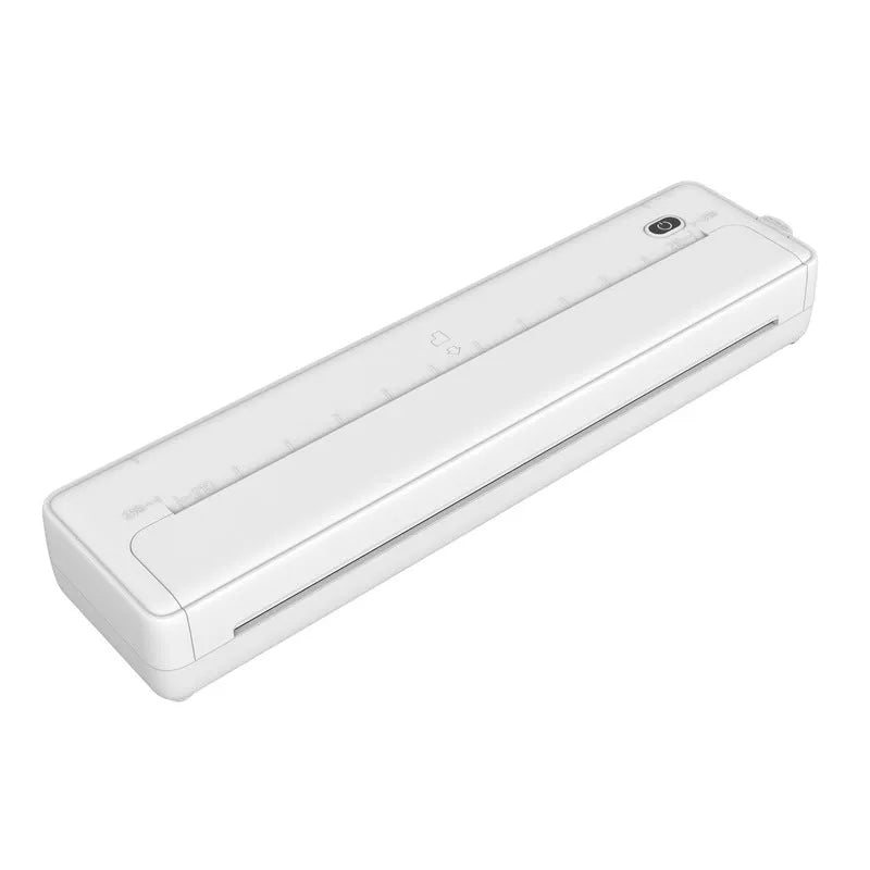 X8 portable A4 Bluetooth printer in black or white colour with wireless mobile connectivity