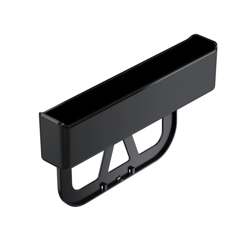 Plastic car seat gap storage box slit organiser in black, white, orange or red colour options