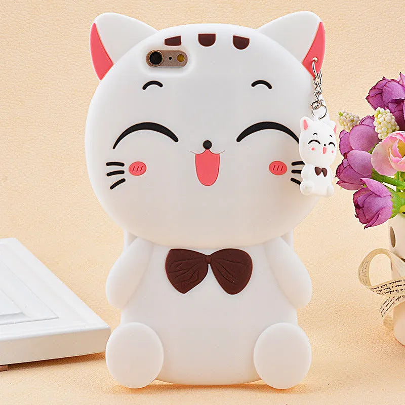 Soft silicone phone case for Samsung and iPhone devices with edge-proof protection