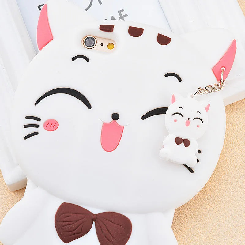 Soft silicone phone case for Samsung and iPhone devices with edge-proof protection