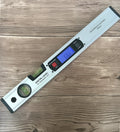 Digital magnetic angle meter 400mm with flip-up LCD display and four built-in magnets on base plate