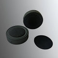 Waterproof Bluetooth helmet headset in black with bilateral stereo and battery display, head-mounted for motorcycle use