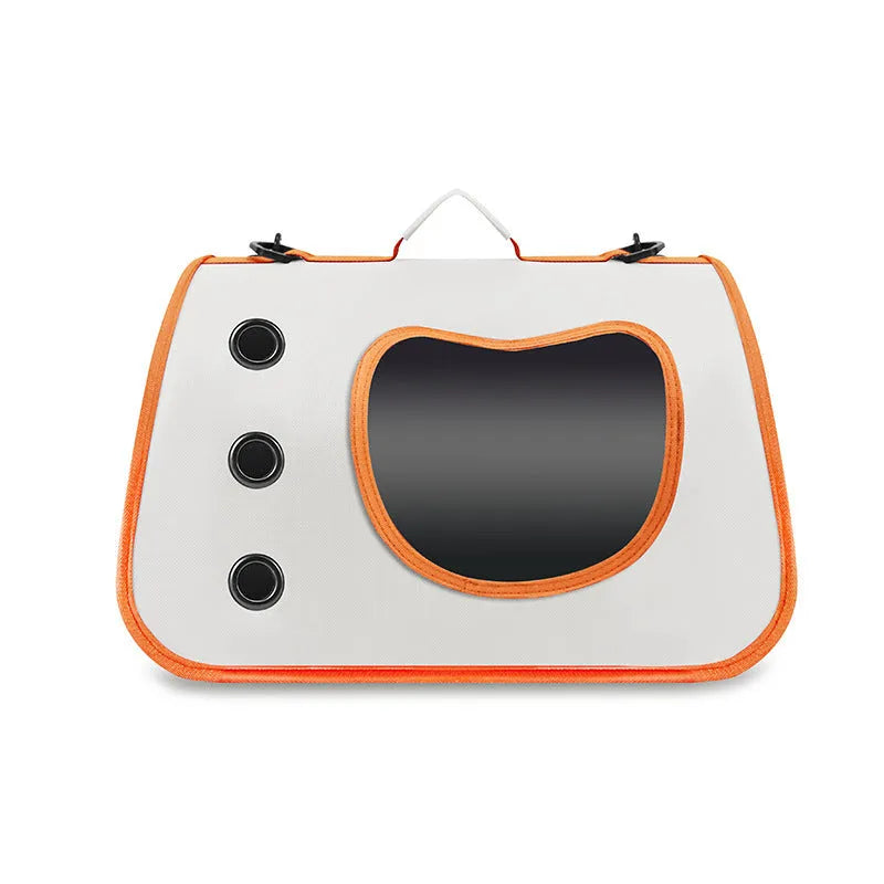 Crossbody pet carrier bag in Oxford cloth available in six colours with medium capacity