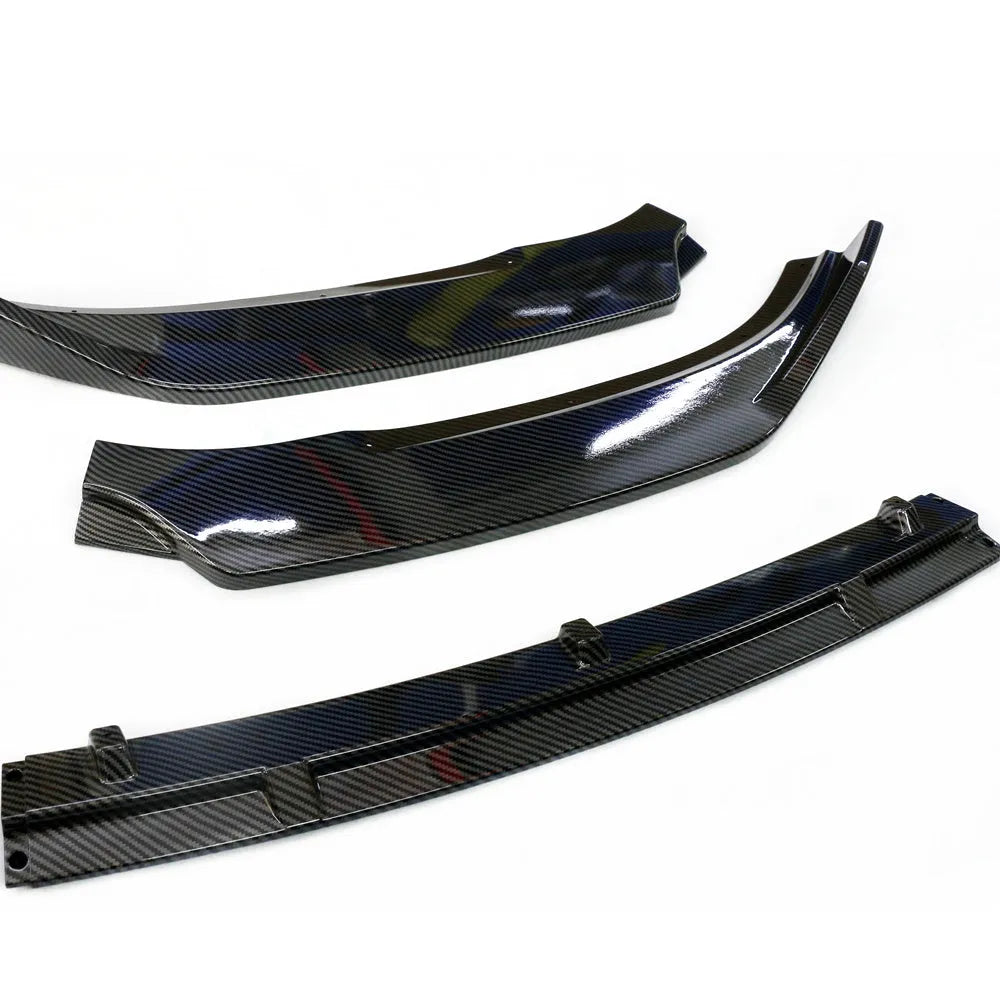 Unksera M10 three-stage front shovel car tail diffuser in honeycomb black finish for 14-19 vehicles