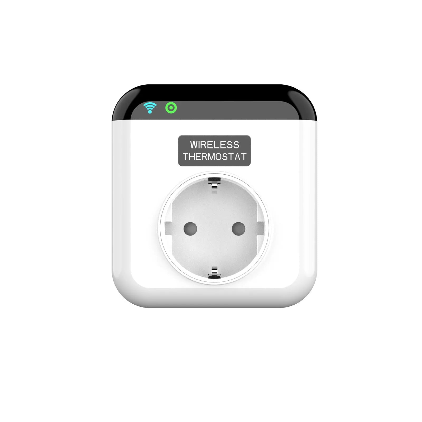 White European smart socket with remote and voice control for 3680W appliances