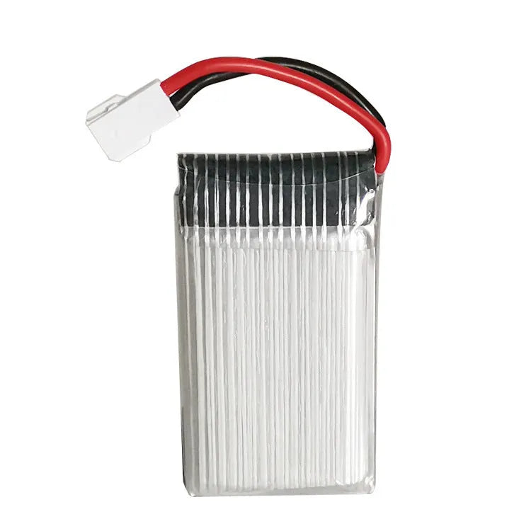37V 600mAh lithium polymer UAV battery with protection board and small white head plug
