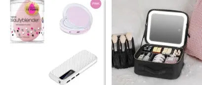 20000mAh portable power bank in black, blue, pink, or white with dual USB outputs