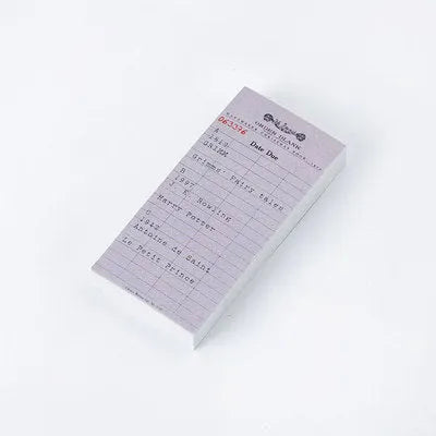 Vintage writable pad city notes with 100 pages, 40mm x 80mm size, gift shop cover design