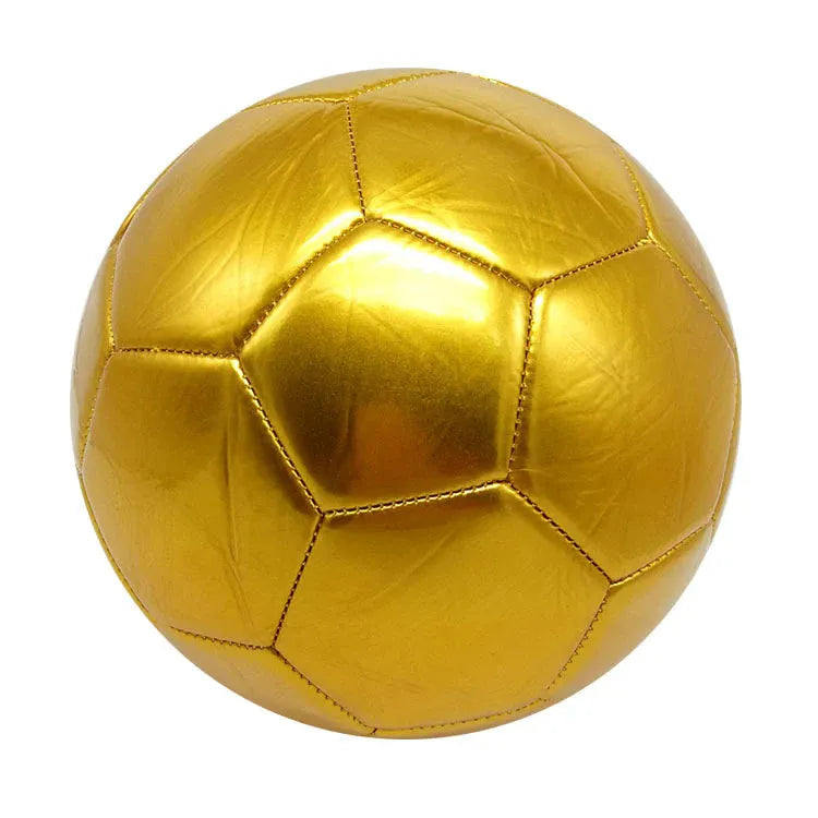 PVC football with machine seams in sizes 3, 4, and 5 for training and competition.