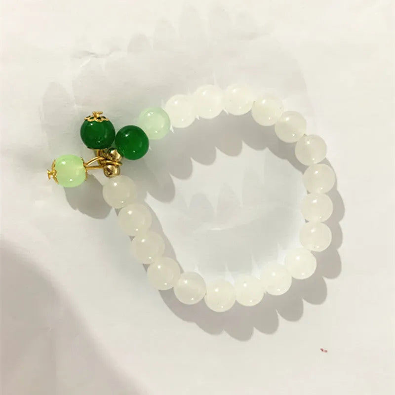Tian Shan Cui Yu adjustable women's bracelet in alloy with electroplated finish, colour S175