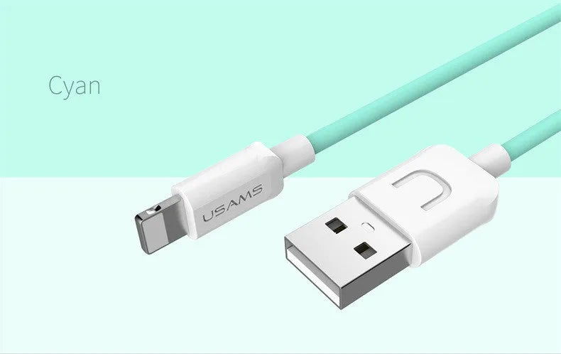 1 metre USB charging cable for Android phones in five colour options