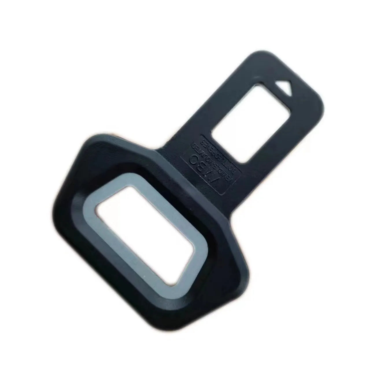 Aluminium alloy key chain bottle opener with lock tongue buckle and frosted carbon fibre finish