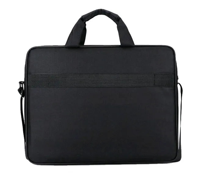 Black polyester diagonal shoulder laptop bag for 15-15.6 inch ASUS laptops