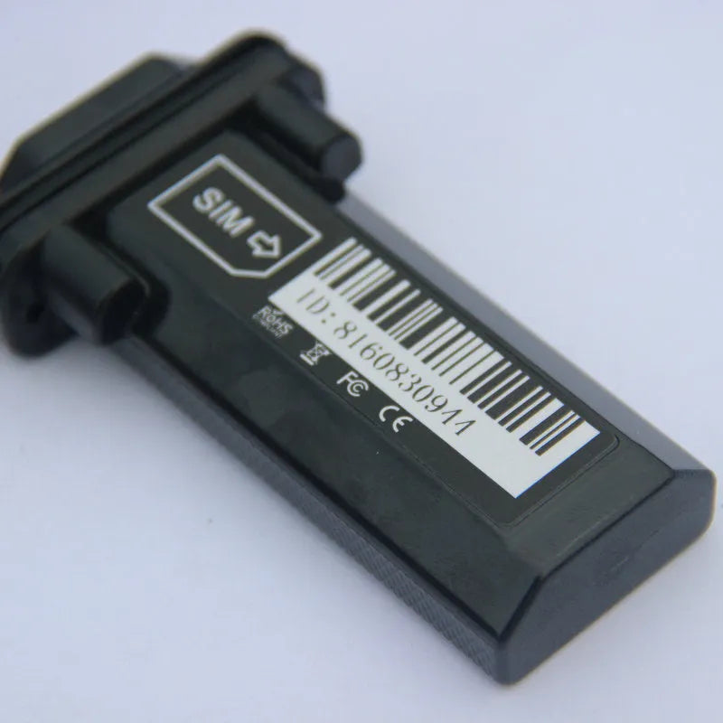 GPS Vehicle Tracker in Black with dimensions 90x52x20 mm, LED indicators and 3-proof design
