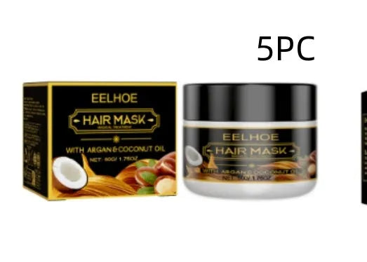 Nourishing hair mask conditioner in 50ml tube for deep repair and frizz control