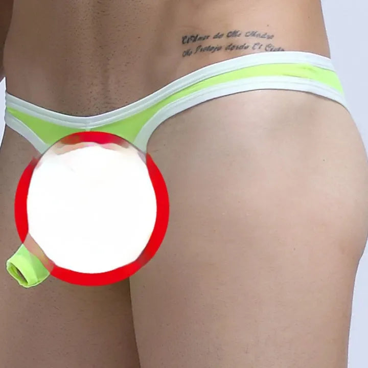 Men's Ice Silk briefs in multiple colours showing elephant nose pouch design on a white background.