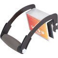 Black wood handling wrench with forged steel force arm and rubber grip