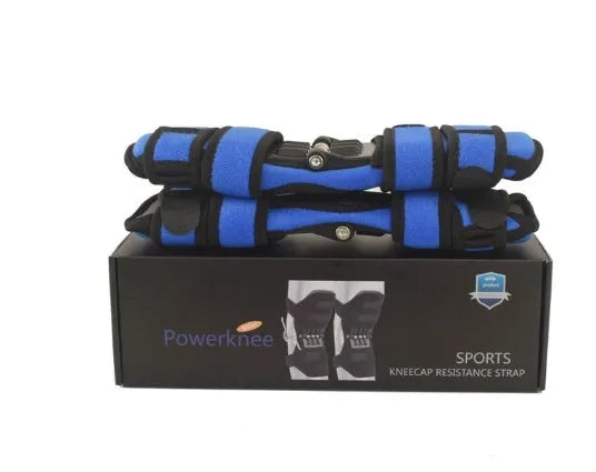 Adjustable knee brace patella support booster with spring mechanism and breathable fabric