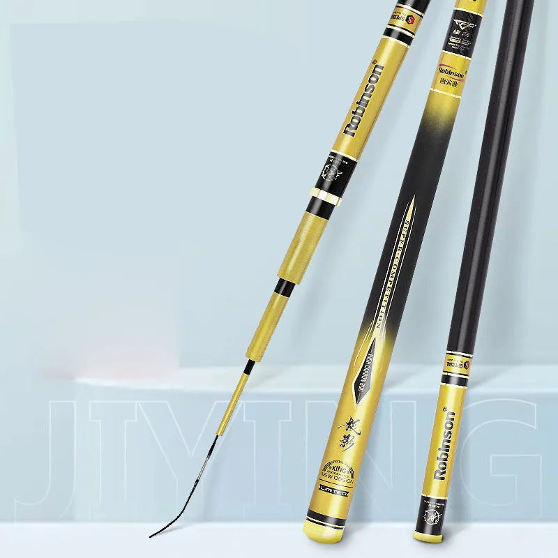Carbon fishing rod super hard super light 28 tone wild fishing in 2.7m length with 3 sections