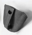 Black leather racing harness shoulder strap cover with limit buckle for RECARO and Bride seats