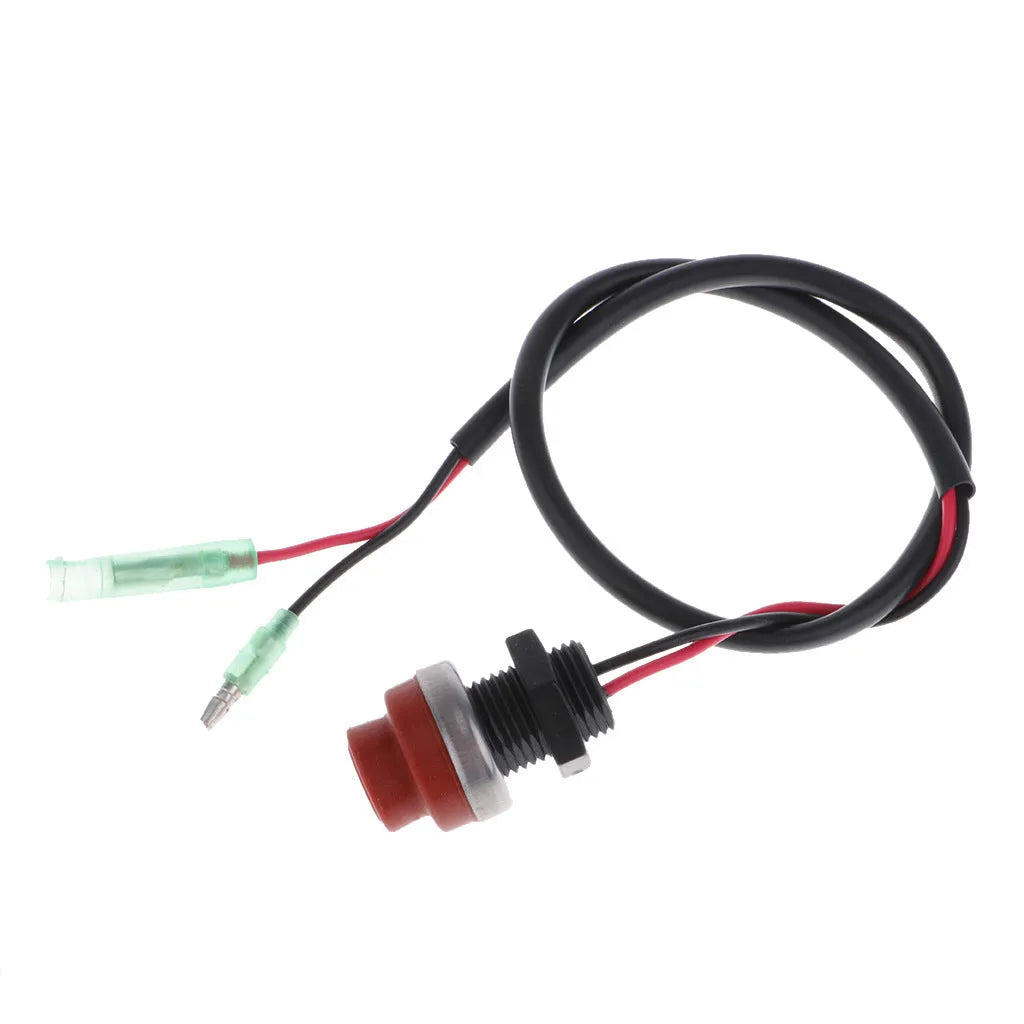 Yamaha marine engine kill switch with plastic housing and 6ft safety lanyard for outboard motors