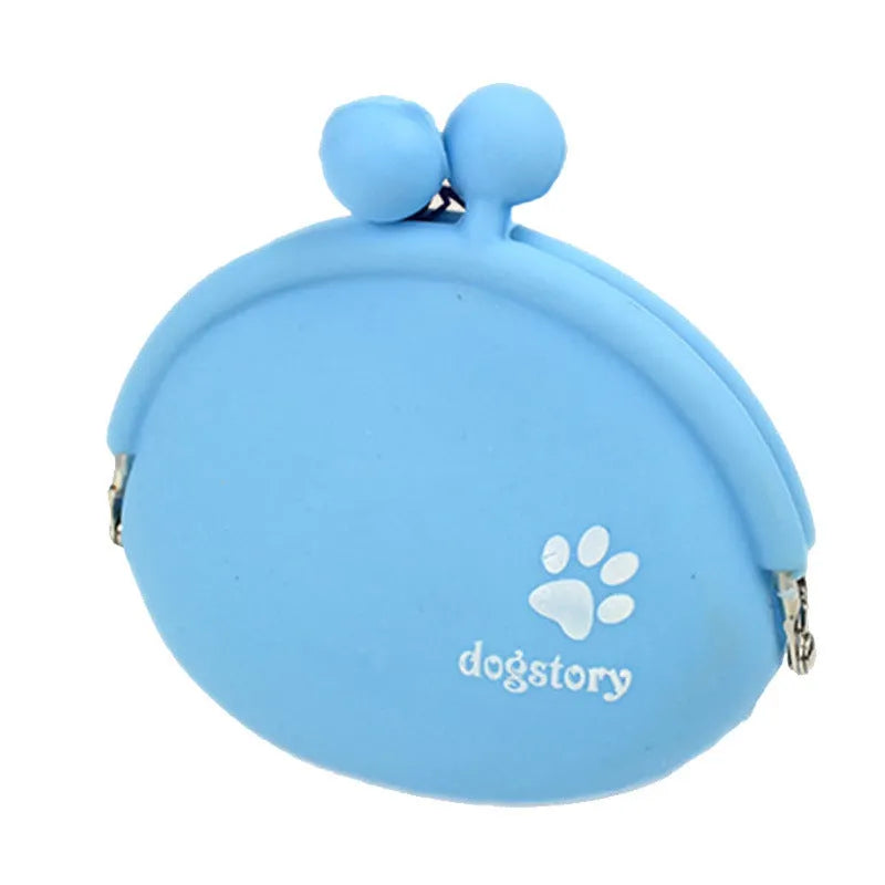Silicone dog treat waist bag with hook and loop closure in multiple colour options