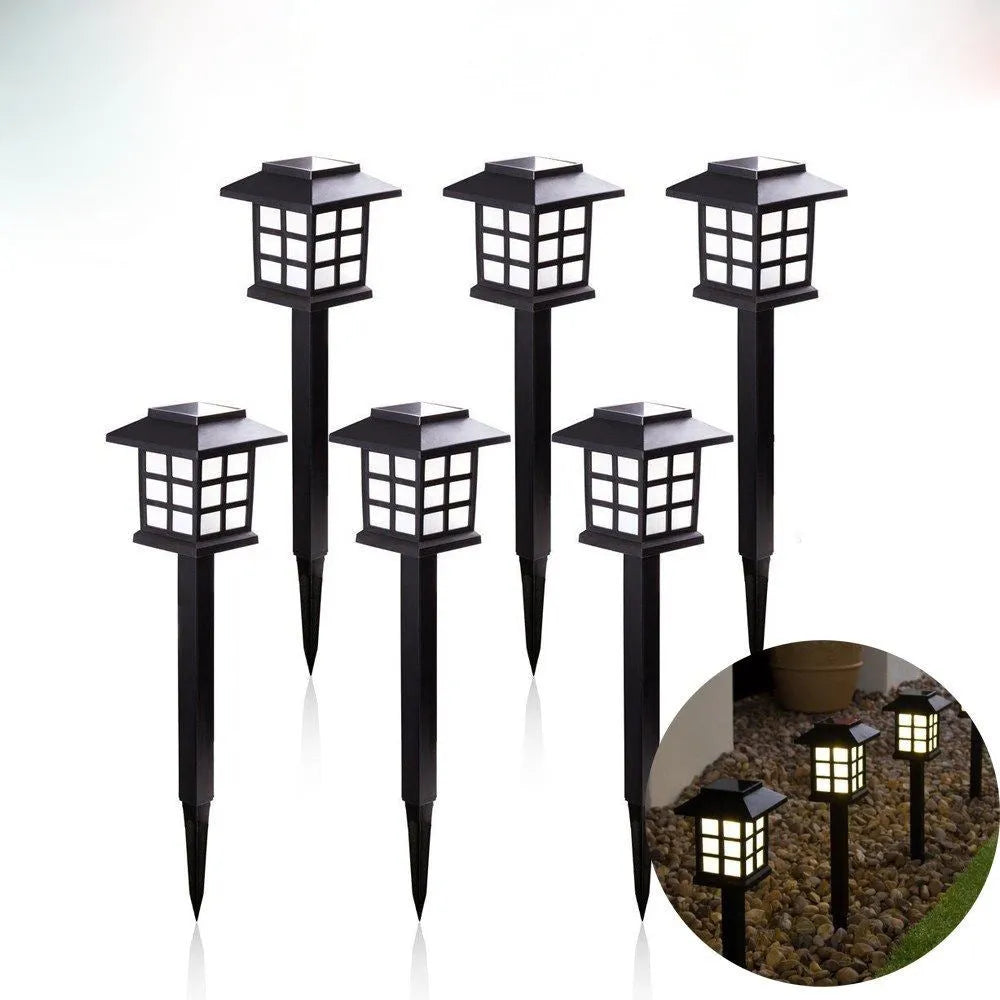 Solar square lawn light IP44 0.6W LED 85x360mm for garden courtyard holiday decoration with RGB option