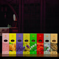 Box of 10 handmade Argentine aromatherapy incense sticks with an incense holder.