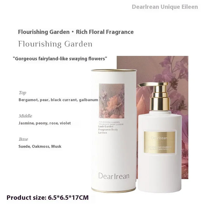 Spring Wilderness body lotion 250ml white bottle with moisturising non-sticky formula for dry skin gift