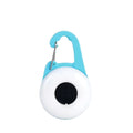 Bright LED dog collar light with silicone strap and USB cable, for night walking safety