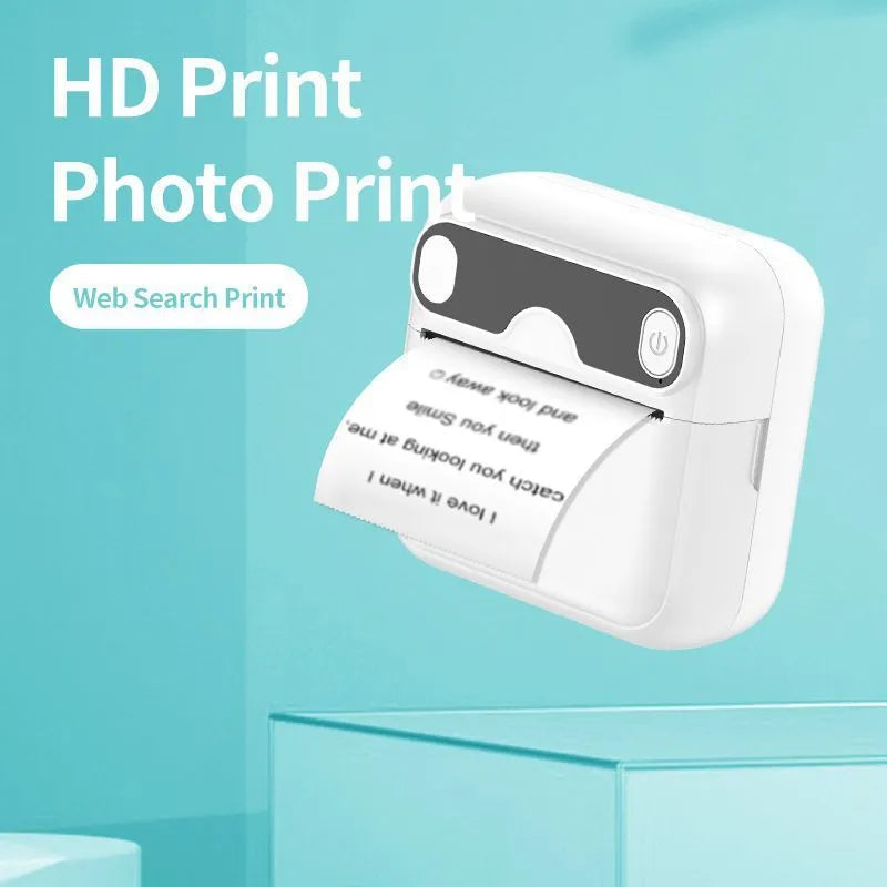 Household portable pocket wrong question thermal printer in compact design