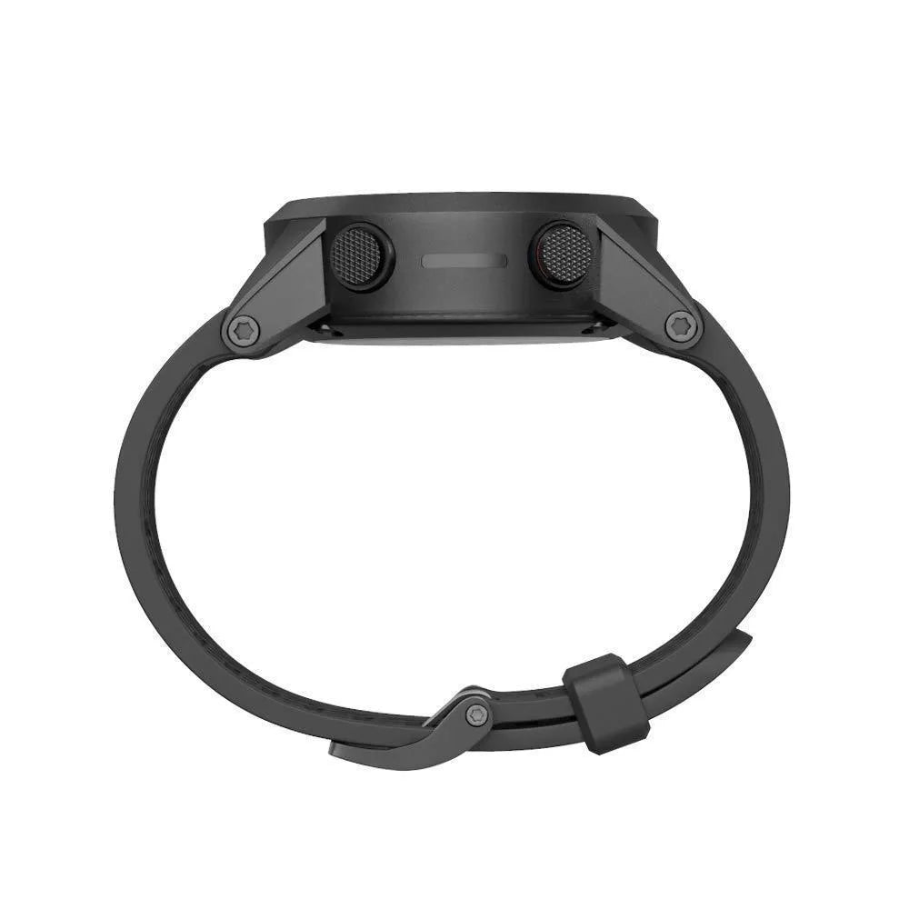 Jiaming 26mm silicone sports watch strap with stainless steel buckle in multiple colour options
