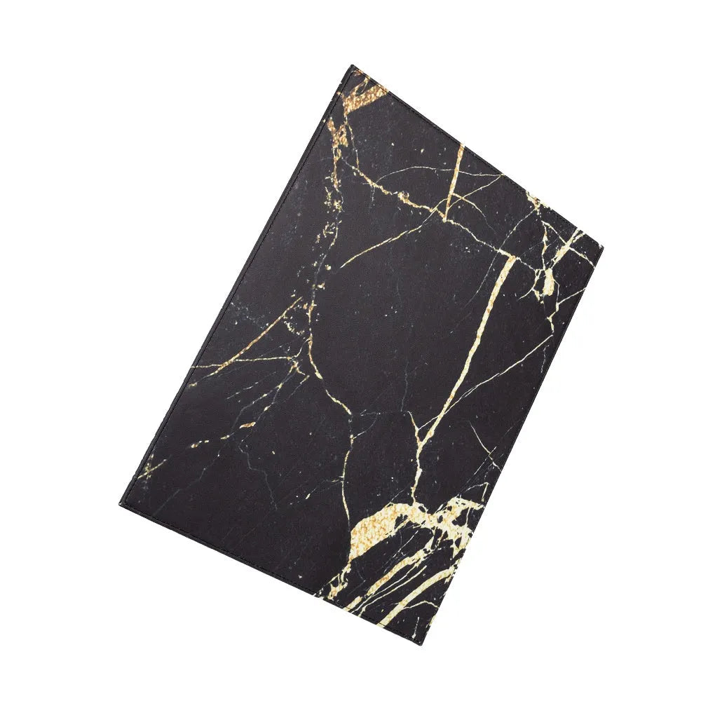 Heat-insulating anti-radiation printing tablet pad for laptops in black, black gold, blue, and green colours