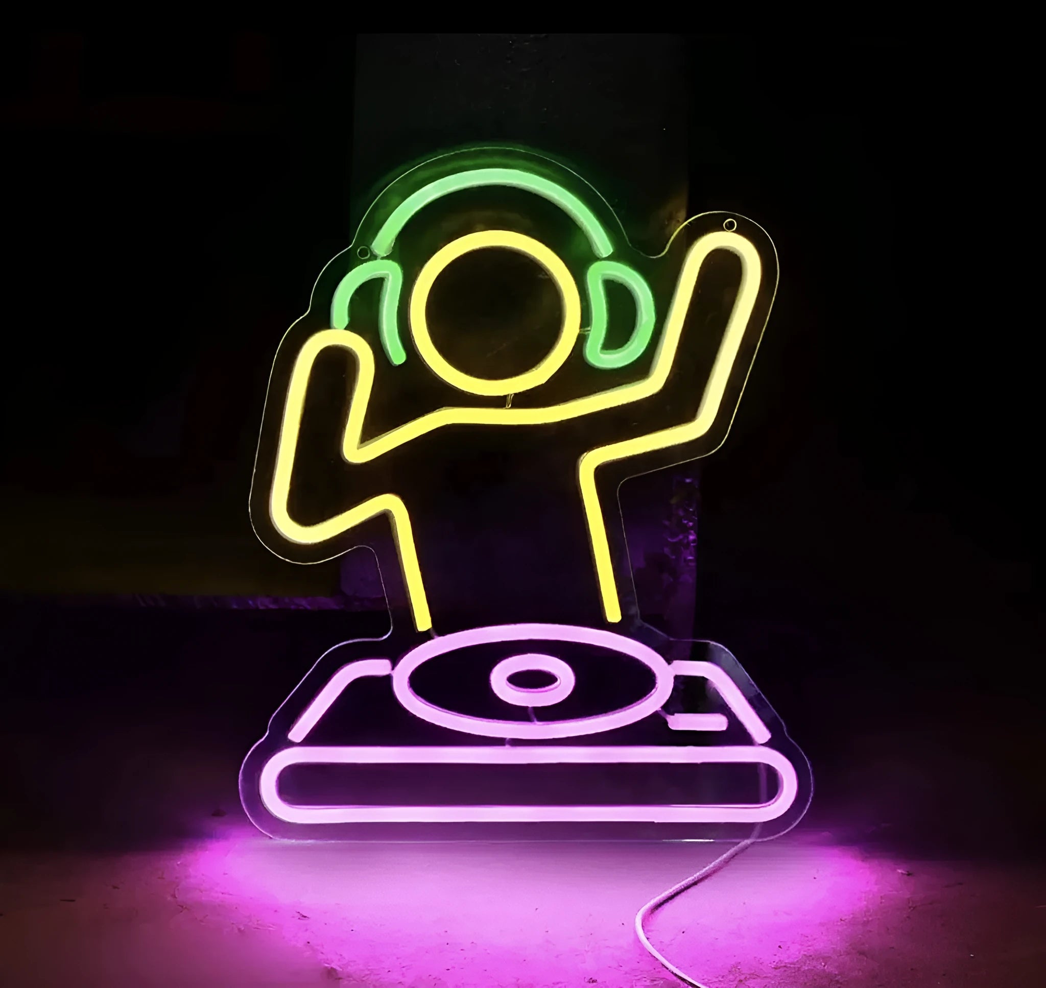 40x30cm LED neon light strip with USB connection for game room decoration