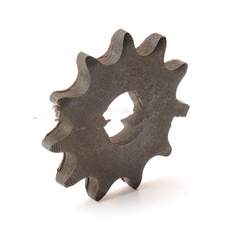 Cast iron 11-tooth motorcycle sprocket with non-circular design for 25hT8F chain reduction motors
