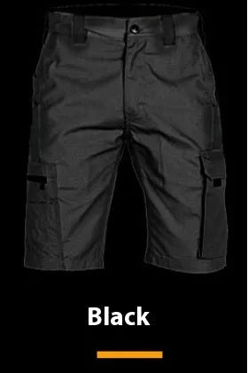 Beetle elastic waist camouflage shorts shown in multiple colours including dark night and CP camo patterns.