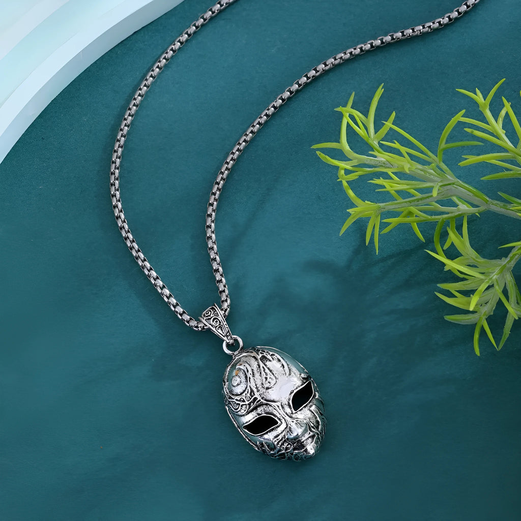 Zinc alloy Halloween mask pendant in Style1, a personalised jewellery charm for costume and Halloween use