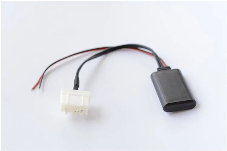 Black Mazda Bluetooth audio cable for M6 M3 MX5 models with AUX connector