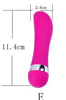Realistic mini dildo sex toy showing six different styles A through F for women
