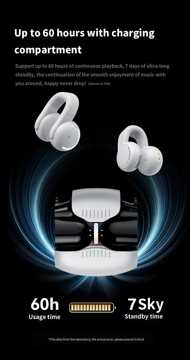 Long endurance gaming casual headset in B5 white with USB charging cable