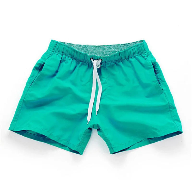 Men's plus size beach shorts in multiple colours including dark grey and navy blue with straight leg design for swimming and surfing