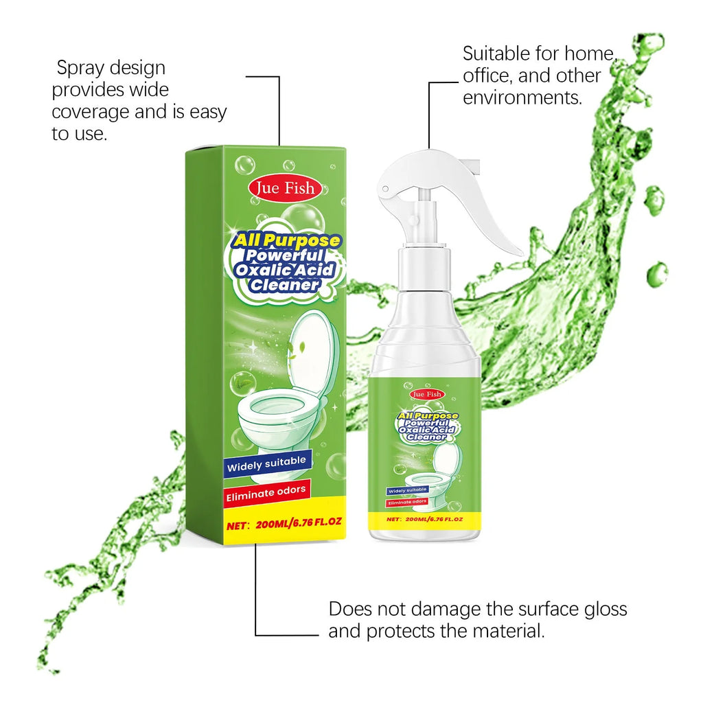 200ml multi-functional household grease cleaning spray bottle with measurement specifications