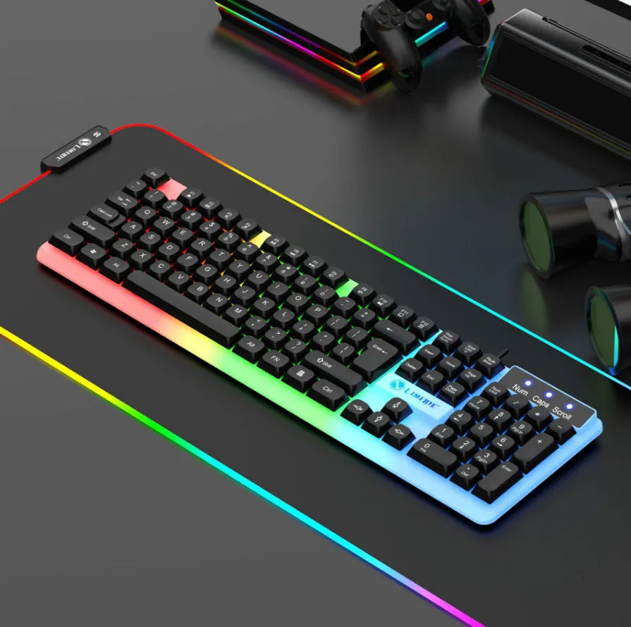 TX35 mechanical feeling computer keyboard with 1.5 metre cable in white colour option