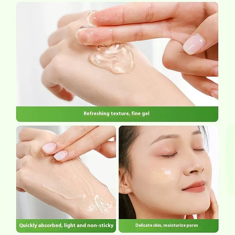 300g transparent aloe vera gel in emulsion formula for facial and body moisturising