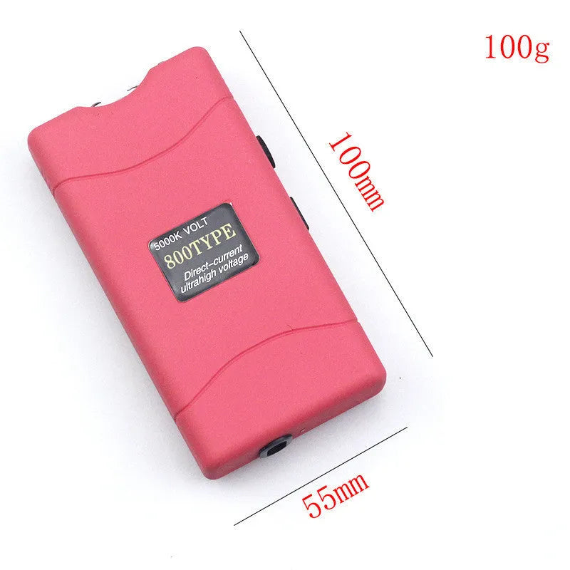 Women's multi-function self-defence torch in plastic resin construction showing colour options