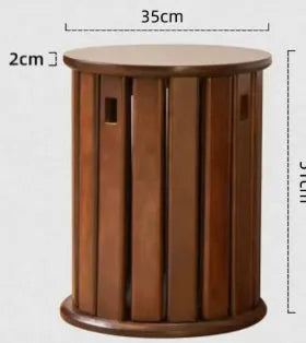 Stackable iron dining stool in modern round design with metal construction