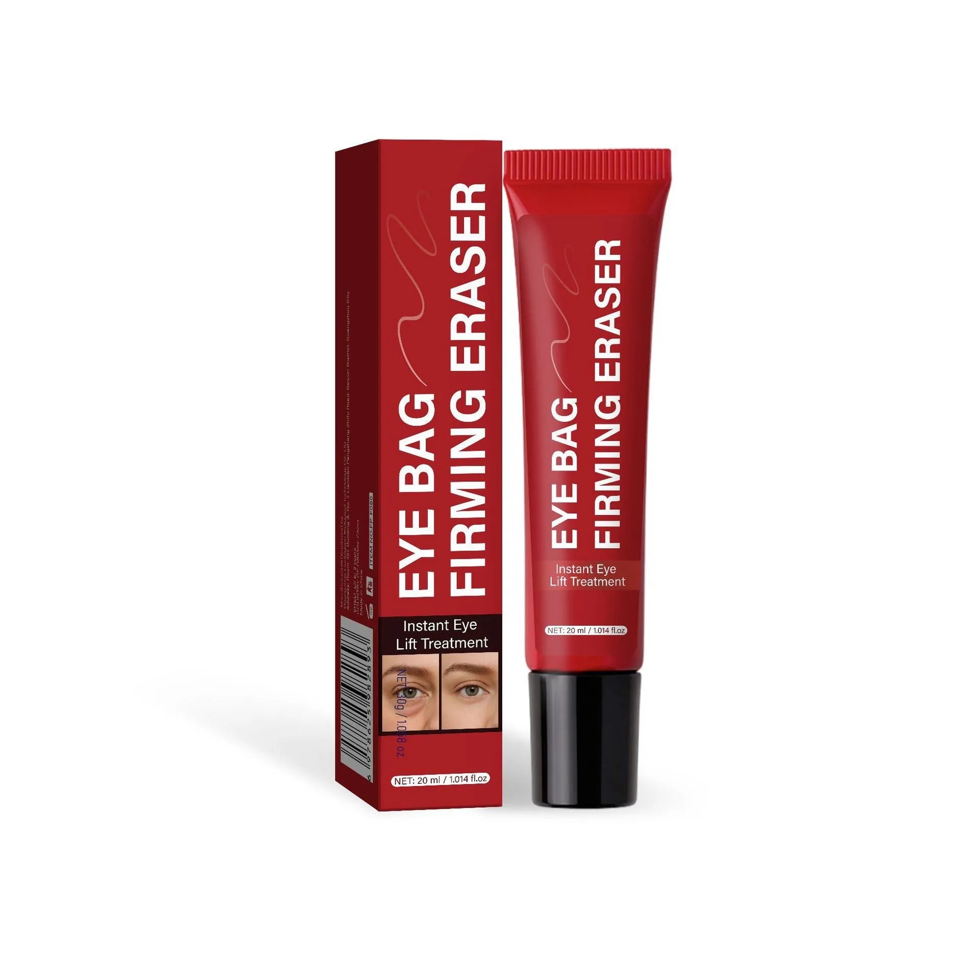 Eye Bag Instant Eraser 20ml with nursing eraser for temporary under eye firming