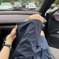 Men's quick-drying sports shorts in straight-leg American style with elastic waist